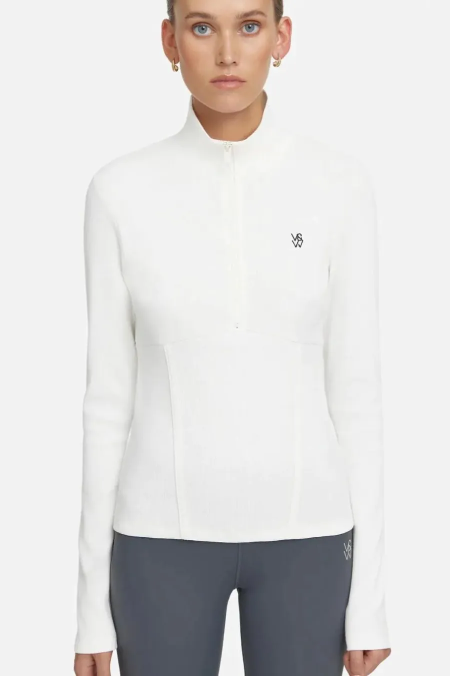V&W Rib Longsleeve Ivory