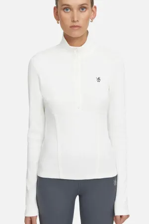 V&W Rib Longsleeve Ivory