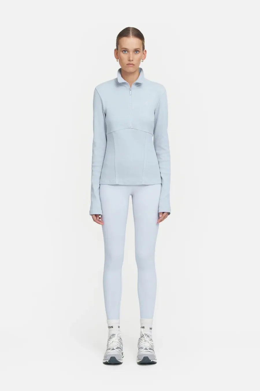 V&W Rib Longsleeve Mist Blue