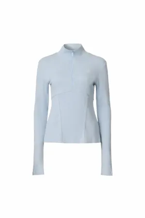 V&W Rib Longsleeve Mist Blue
