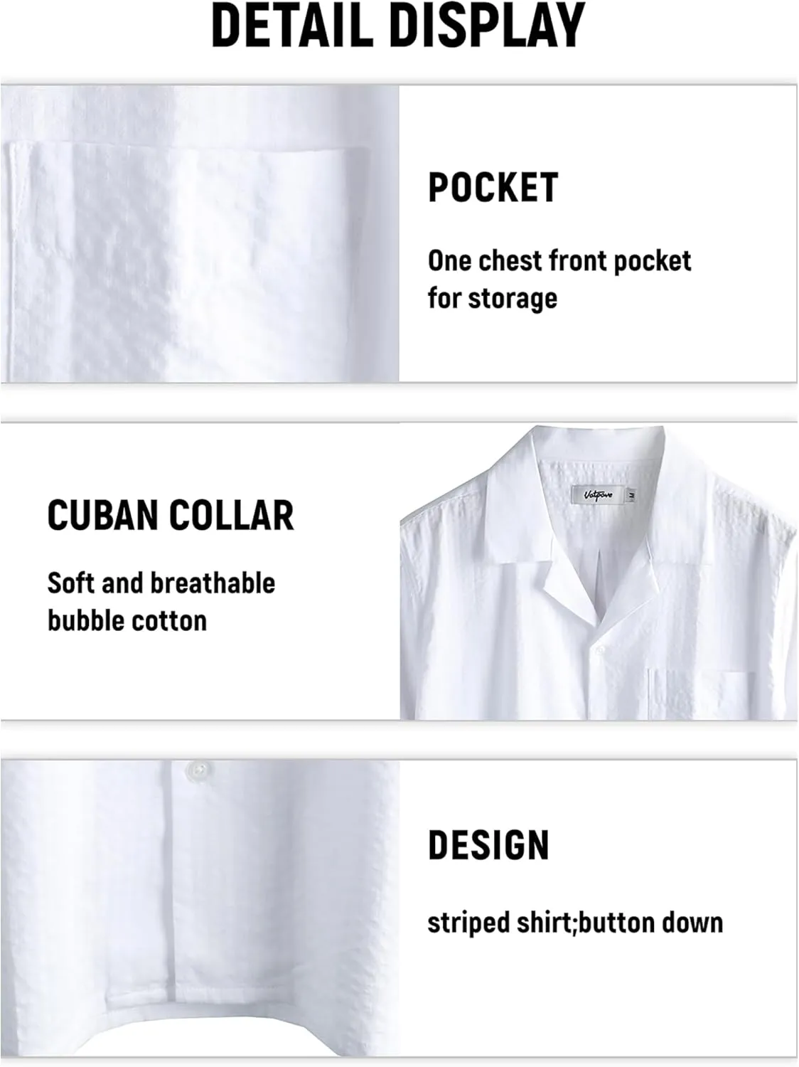 VATPAVE Mens Casual 2 Piece Outfits Short Sleeve Button Down Hawaiian Summer Shirts Beach Short Sets