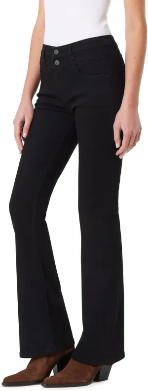 WallFlower Women's Sassy Flare High-Rise Insta Soft Juniors Jeans