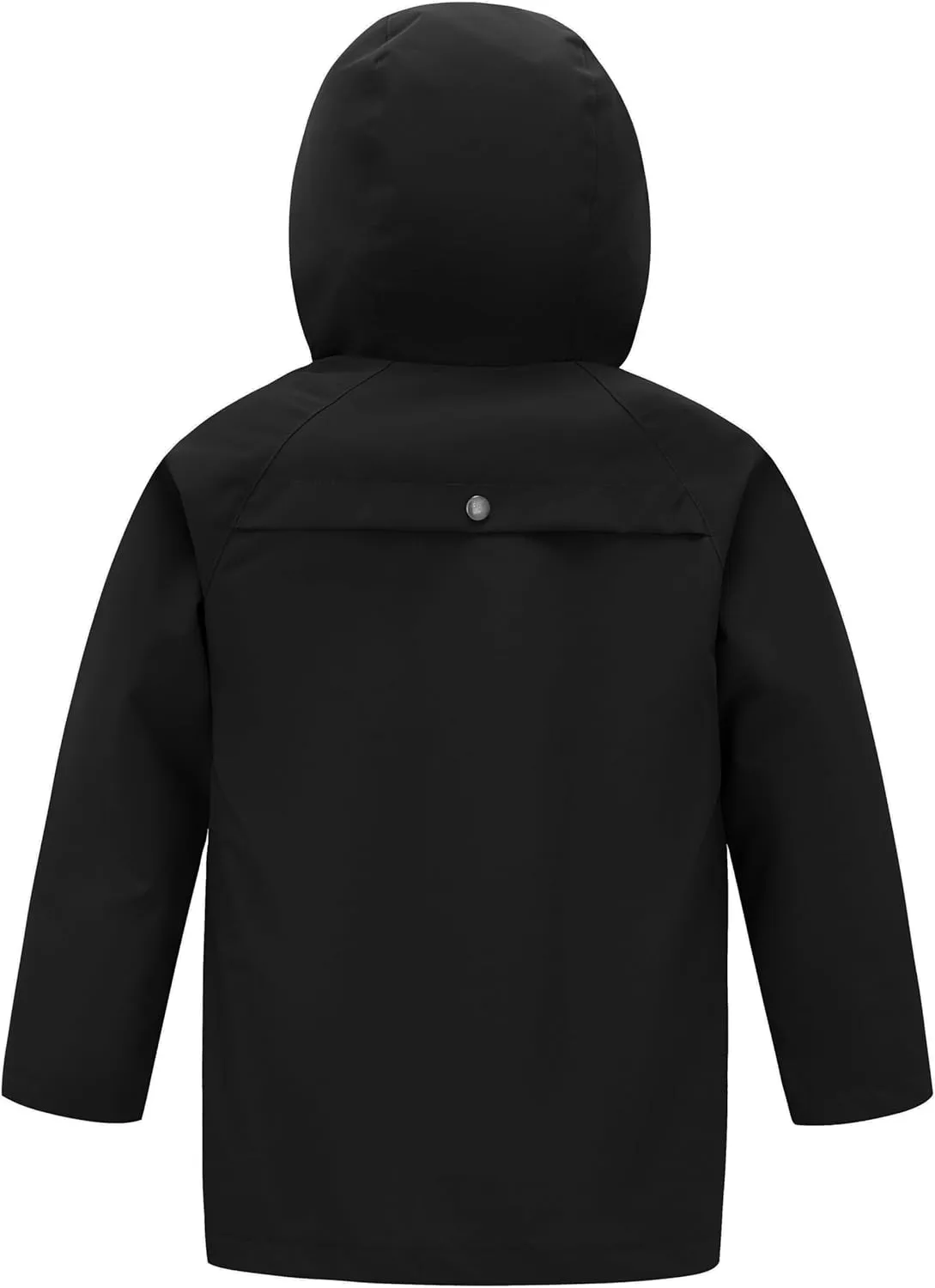 wantdo Boys & Girls Waterproof Rain Jacket Lightweight Rain Coat Hooded Windbreaker