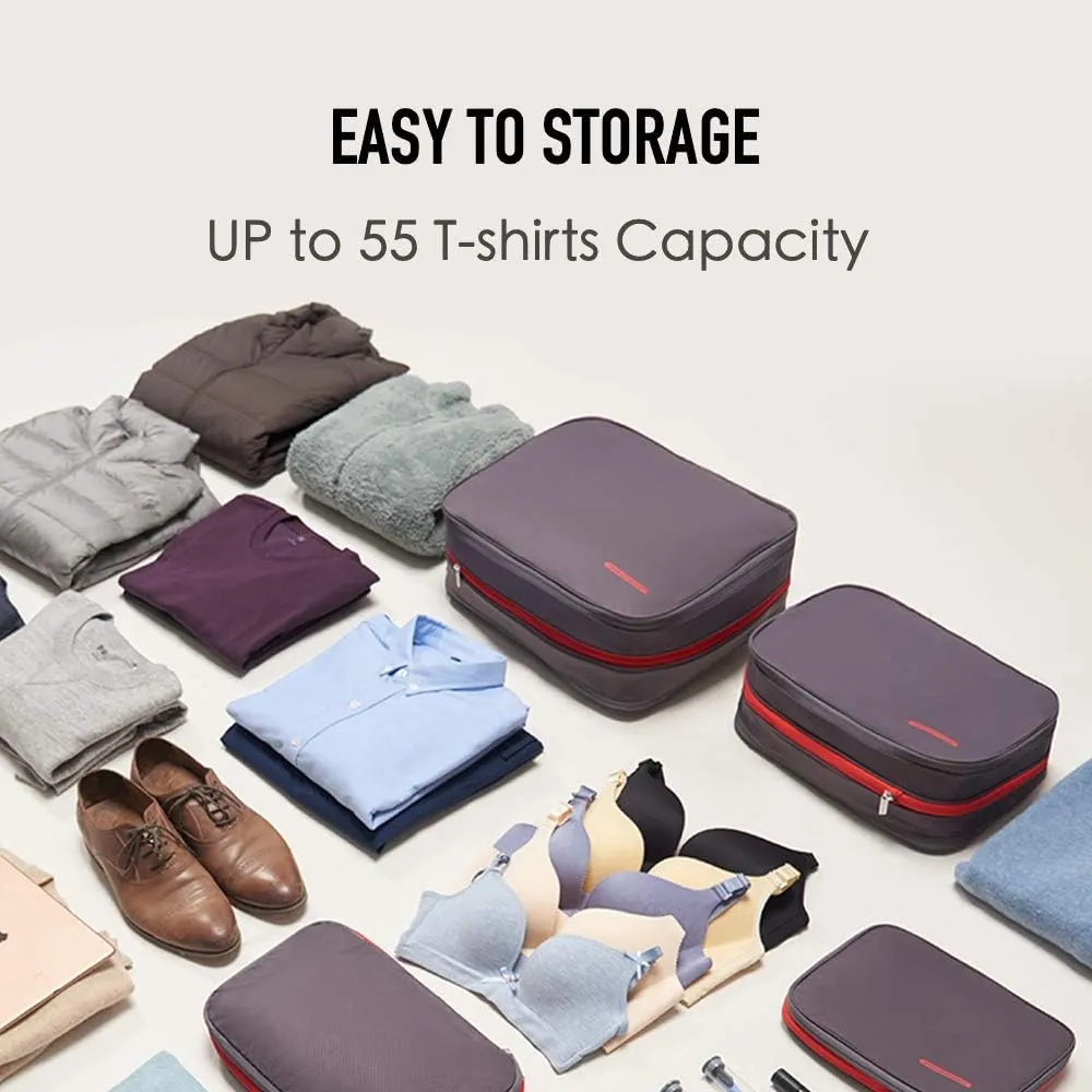Waterproof Compression Packing Cubes,Travel Packing organizers for Carry on Luggage,Backpacking, Suitcases