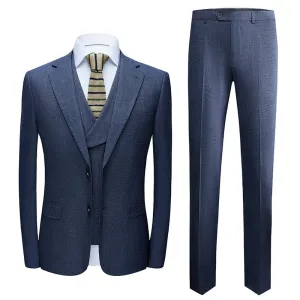 West Louis Designer High-End Fancy Business Style 3 Piece Suit
