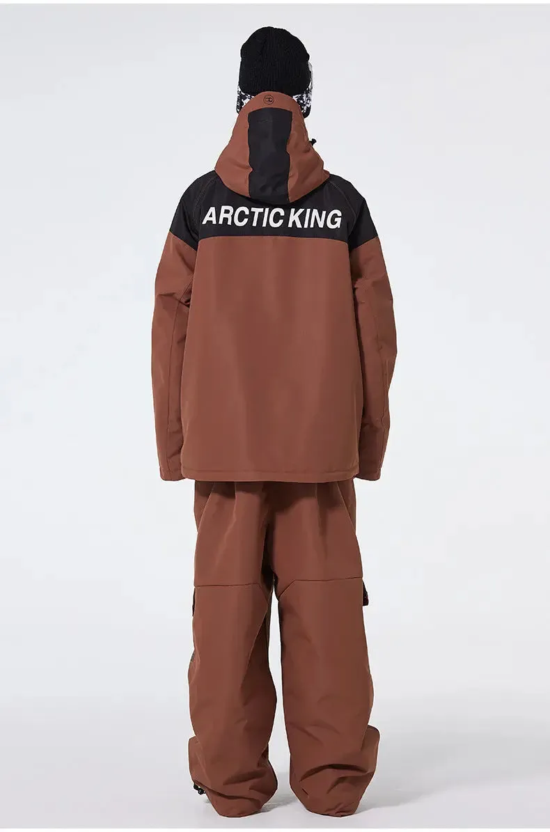 Winter Anorak Snow Suit Sets Baggy Style Skiwear