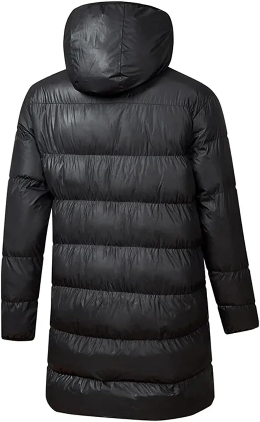 Winter Jacket Men's Ski Long Glossy Waterproof Warm Parka Male Fashion Thickened Down Cotton Padded Coat