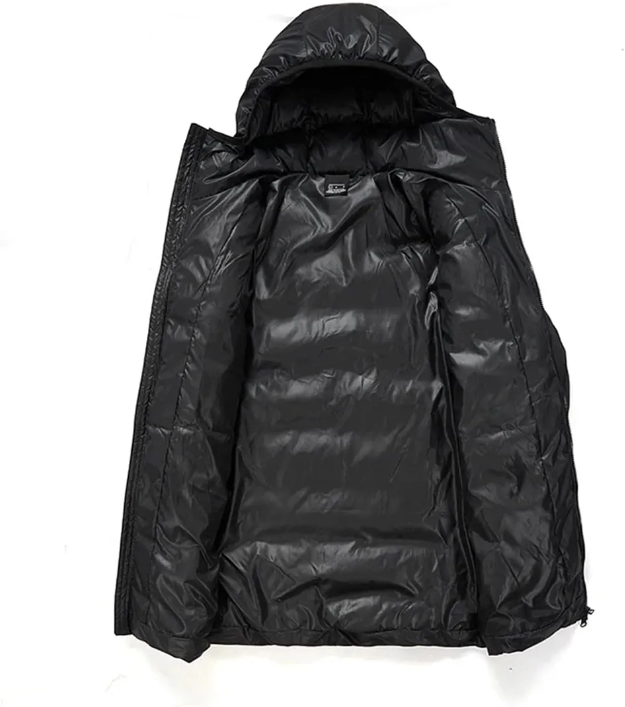 Winter Jacket Men's Ski Long Glossy Waterproof Warm Parka Male Fashion Thickened Down Cotton Padded Coat