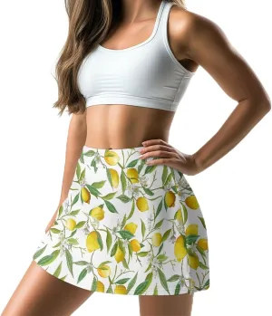 Women Golf Tennis Skirt with Inner Pocket High Waisted Athletic Skorts Yoga Hiking Pickleball Skirts Size XS-3XL