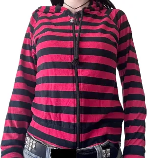 Women Y2K Zip Up Hoodie Gothic Graphic Oversized Sweatshirts Fairy Grunge Zipper Hooded Jacket Harajuku Streetwear