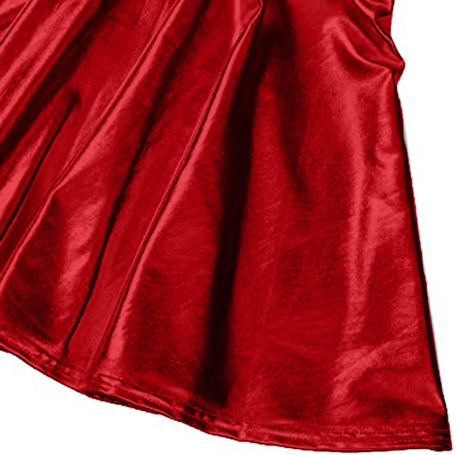 Womens Fashion High Waist Pleated Skirts Shiny Metallic Skater Skirt Sparkly Flared A Line Mini Skort Rave Party Outfit