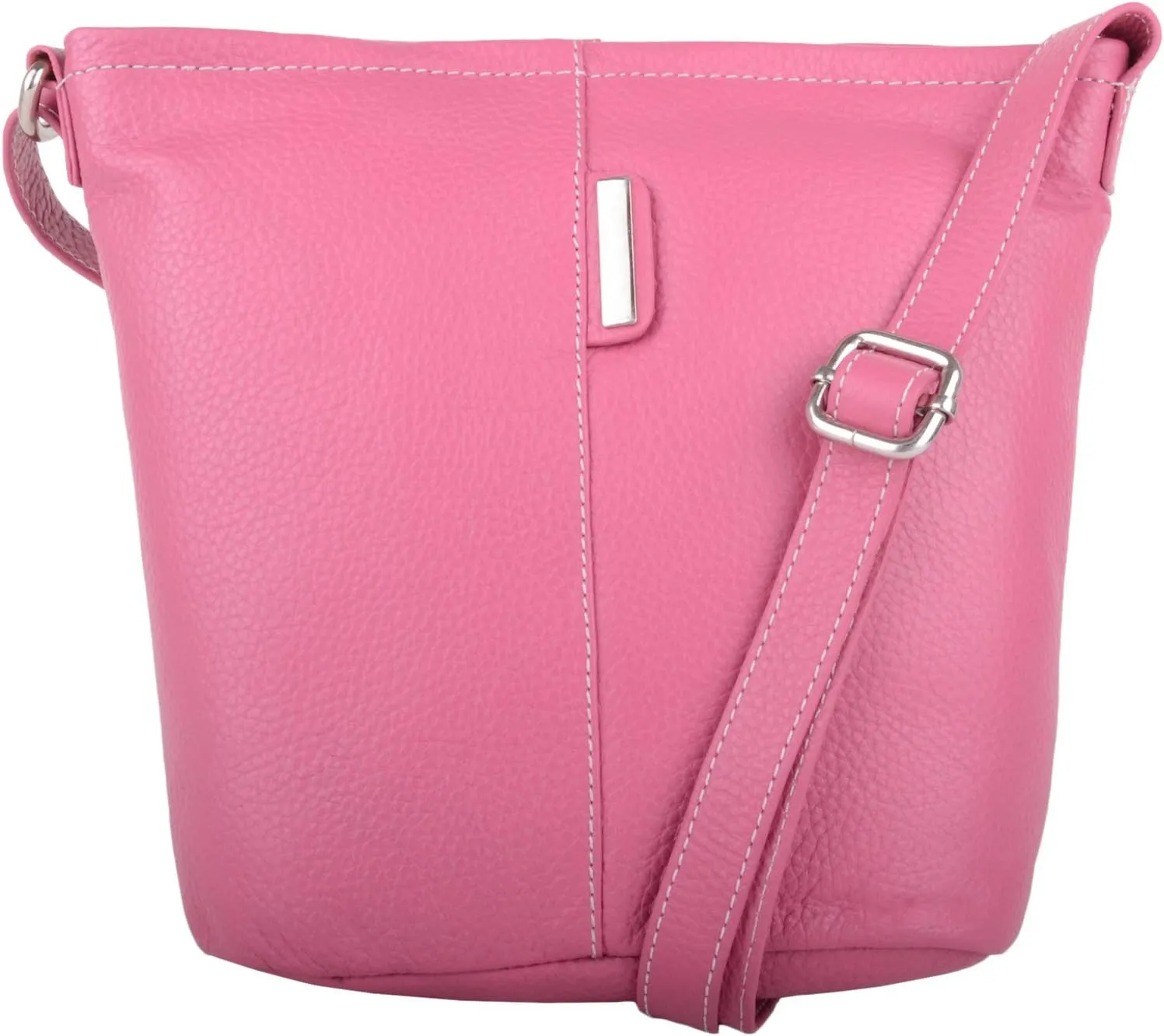 Womens Genuine Soft Leather Bucket Style Cross Body/Shoulder Bag