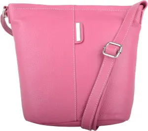 Womens Genuine Soft Leather Bucket Style Cross Body/Shoulder Bag