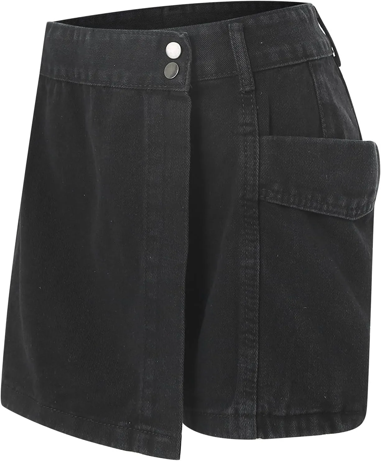 Womens Mini Denim Skirt-Casual Stretch Slim Fit High Waisted Y2k Cute Jean Skirts