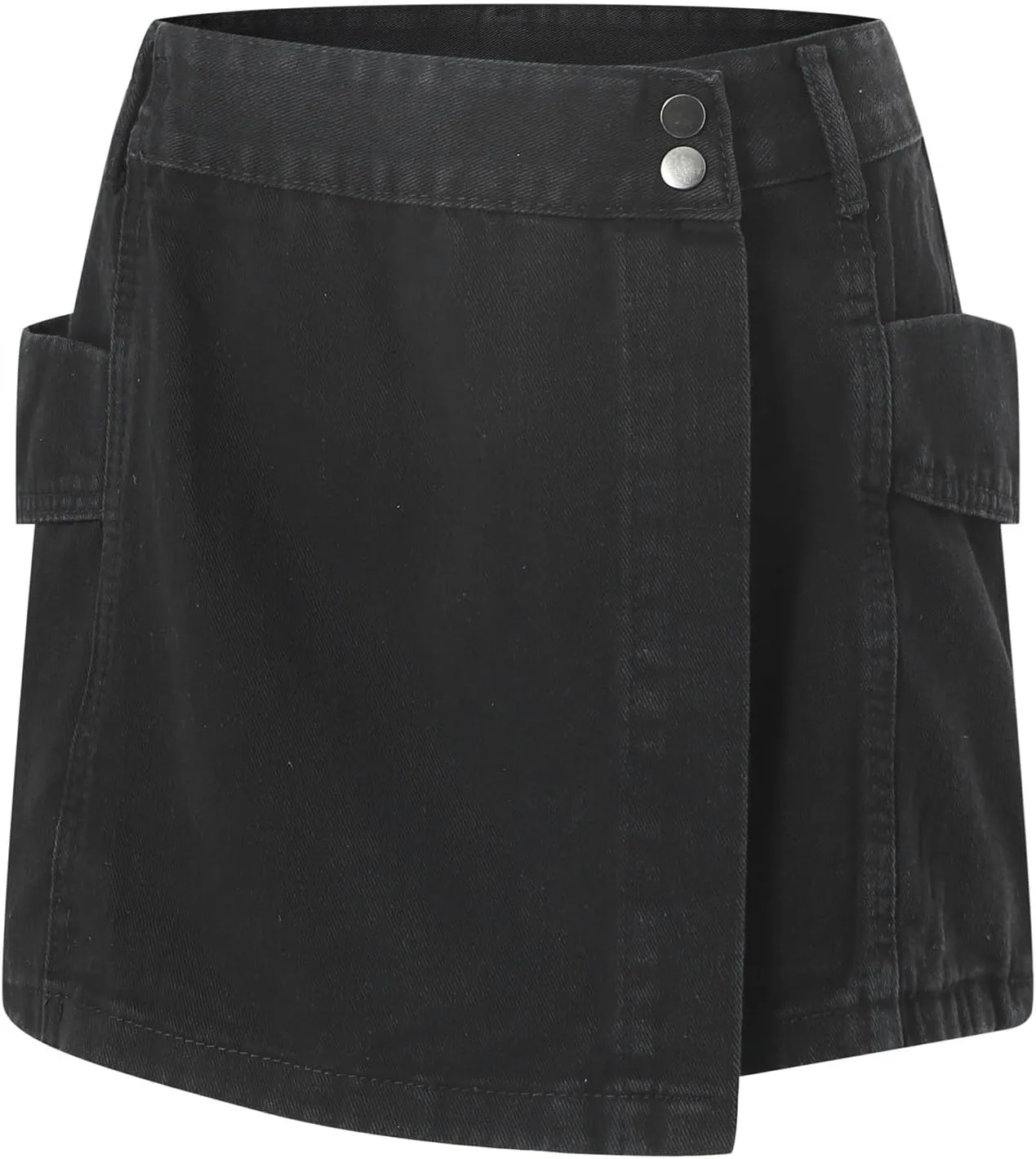 Womens Mini Denim Skirt-Casual Stretch Slim Fit High Waisted Y2k Cute Jean Skirts