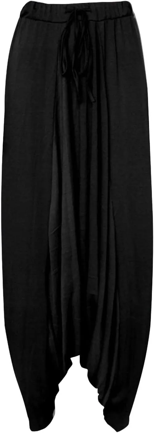 Women's Sexy Sport Wide Leg Pants Floral Print Lace Up Loose High Waist Palazzo Flared Trousers