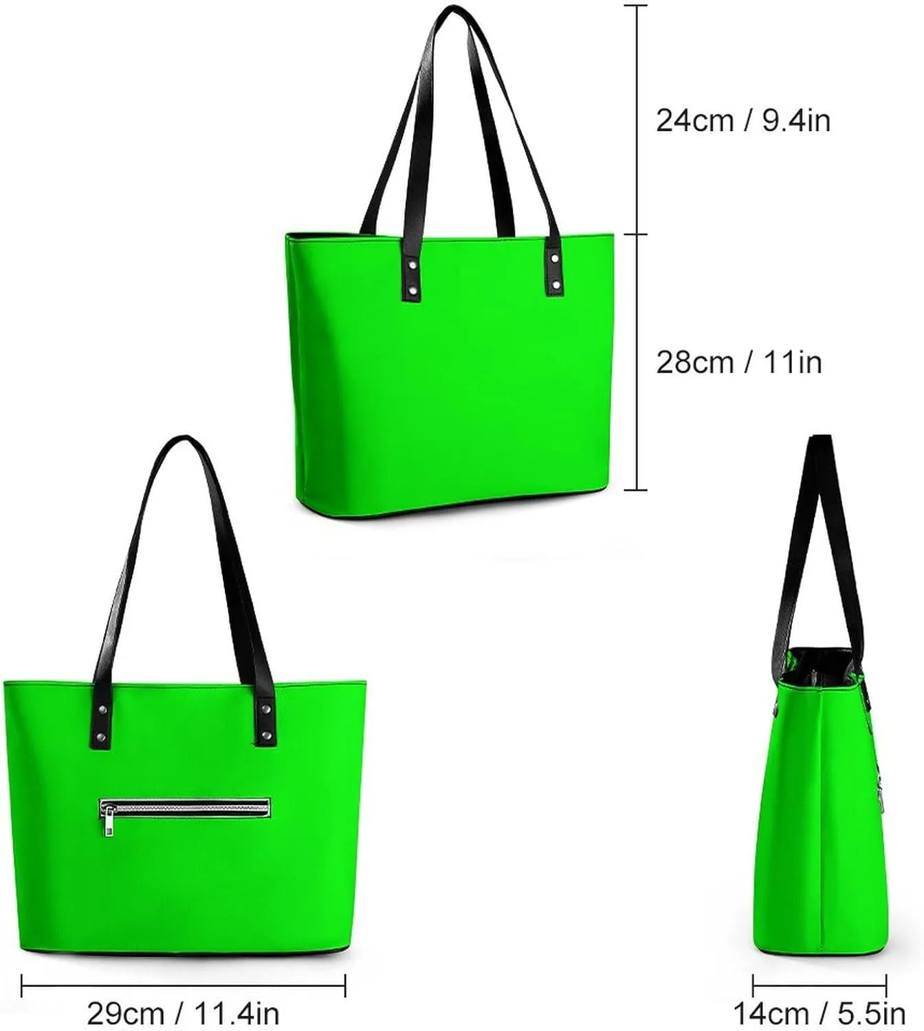 Women's Soft Leather Fashion Handbag Tote Purses Shoulder Bucket Bag