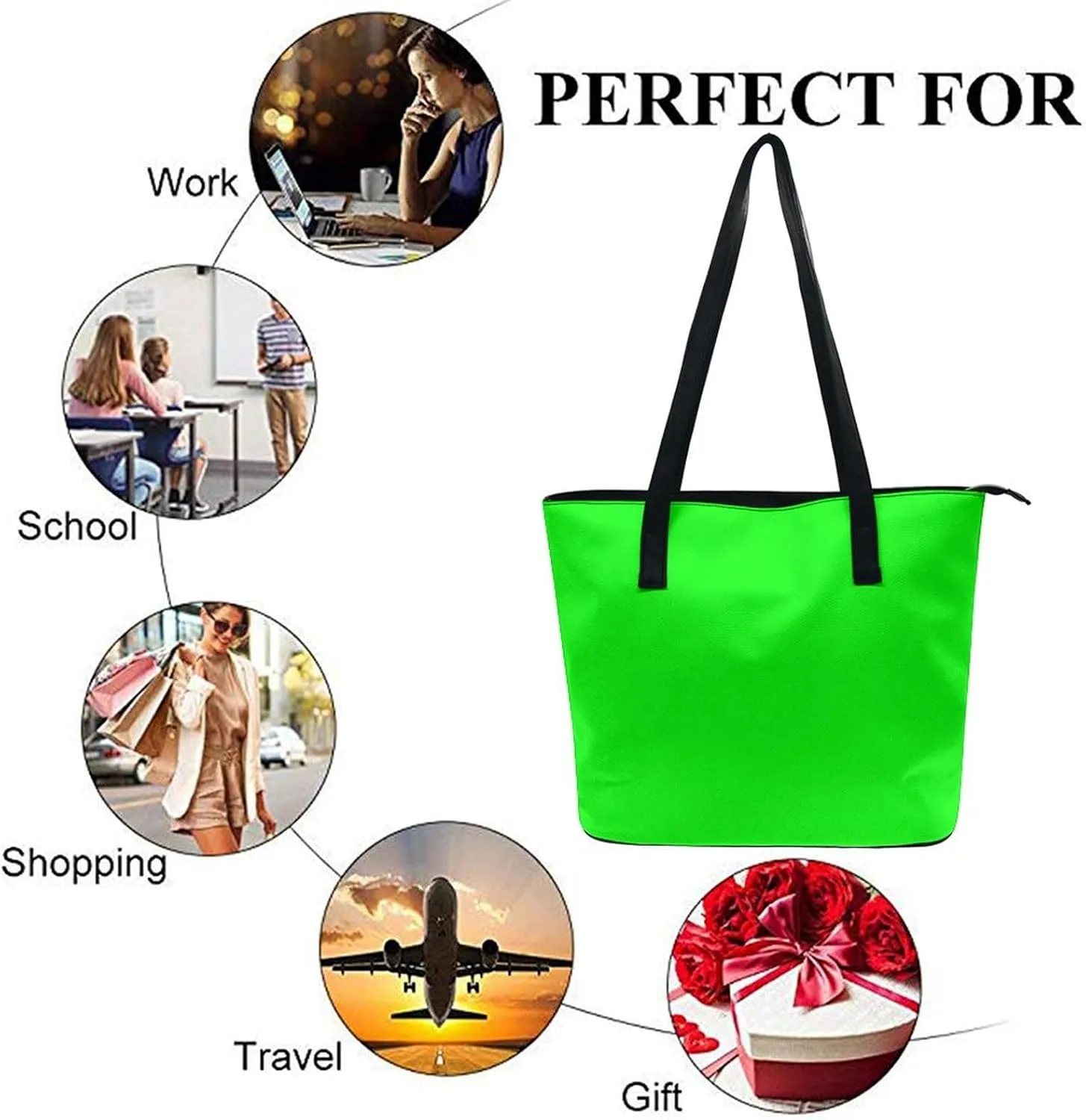 Women's Soft Leather Fashion Handbag Tote Purses Shoulder Bucket Bag