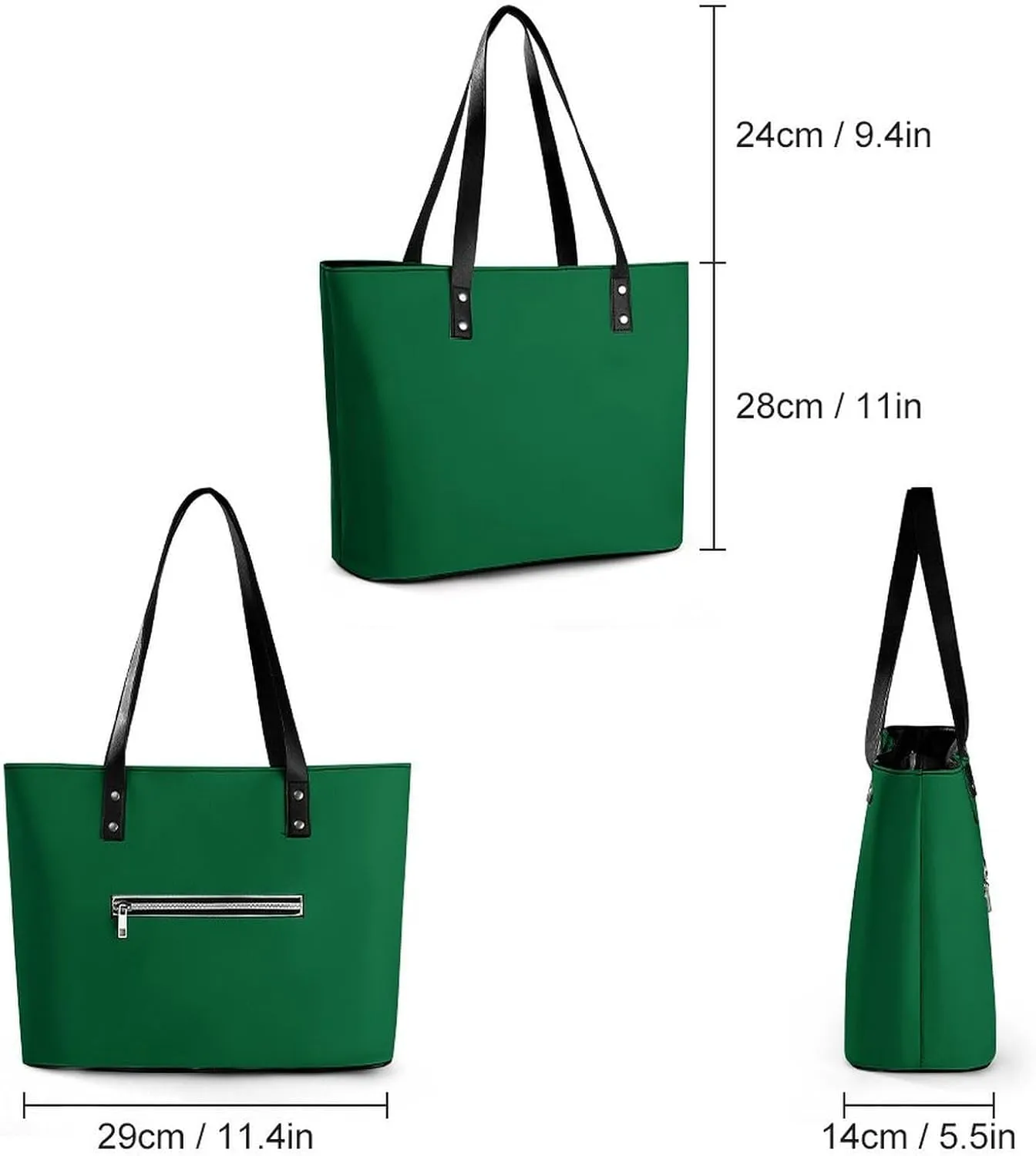 Women's Soft Leather Fashion Handbag Tote Purses Shoulder Bucket Bag