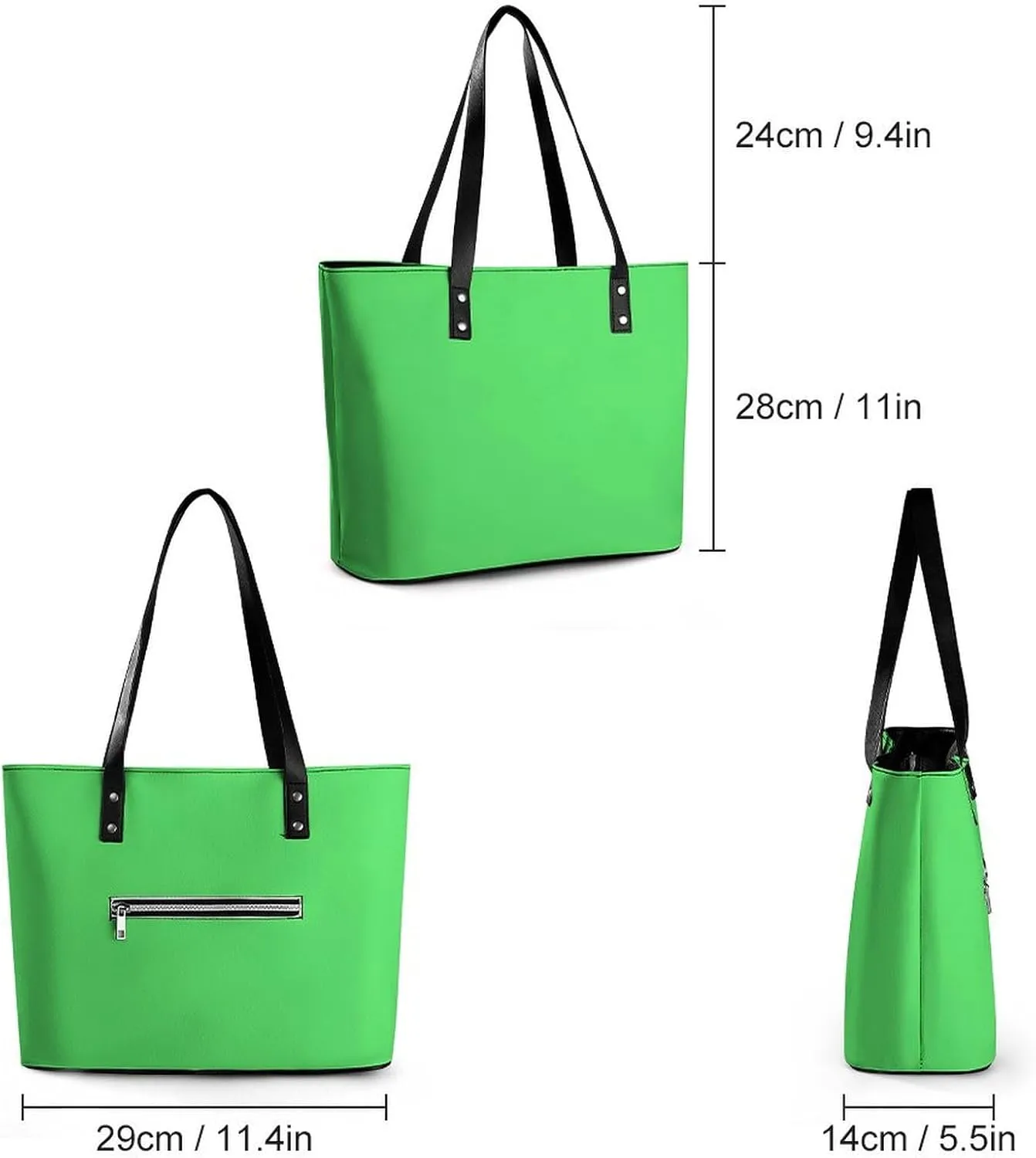 Women's Soft Leather Fashion Handbag Tote Purses Shoulder Bucket Bag