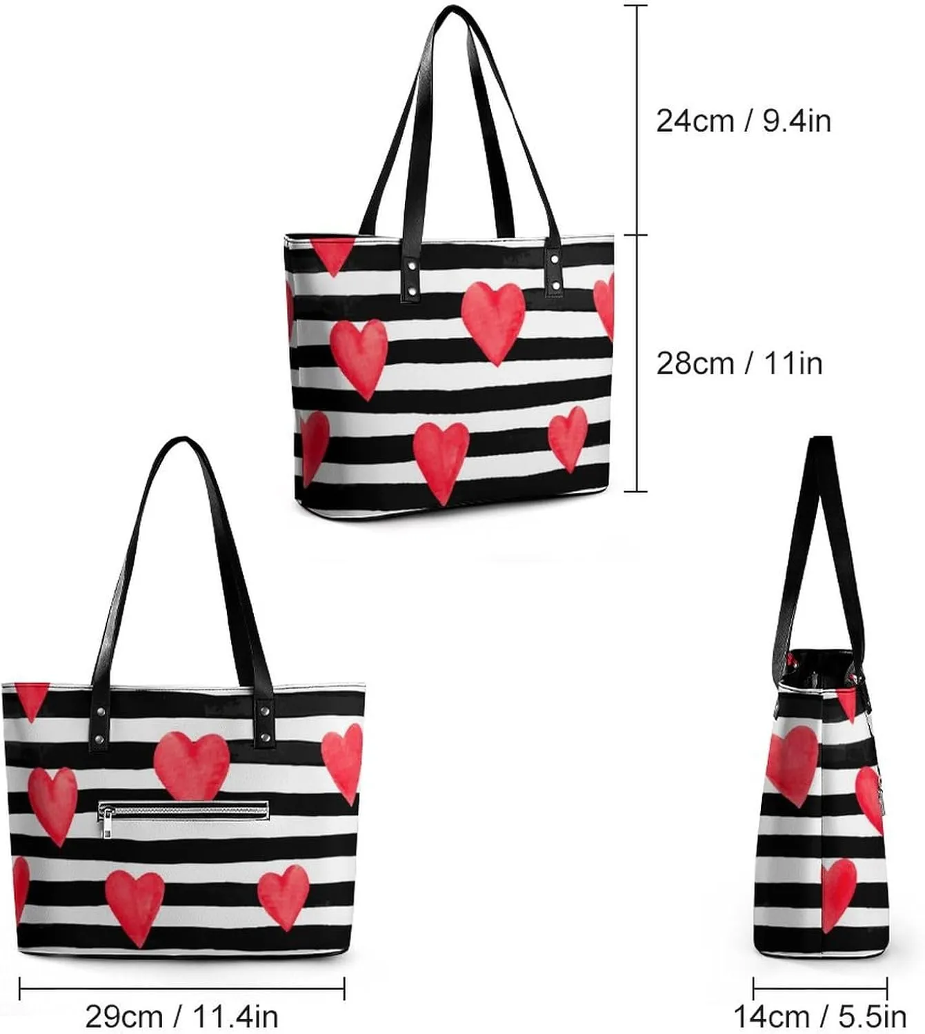 Women's Soft Leather Handbag Tote Purses Shoulder Bucket Bag