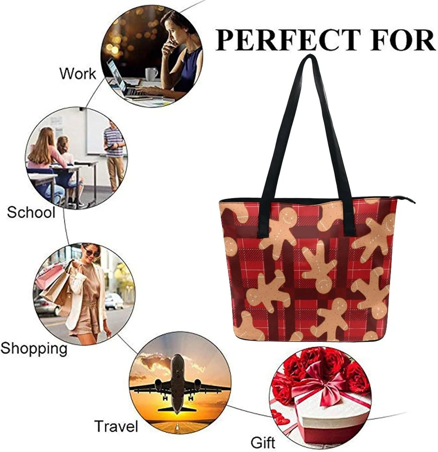 Women's Soft Leather Handbag Tote Purses Shoulder Bucket Bag