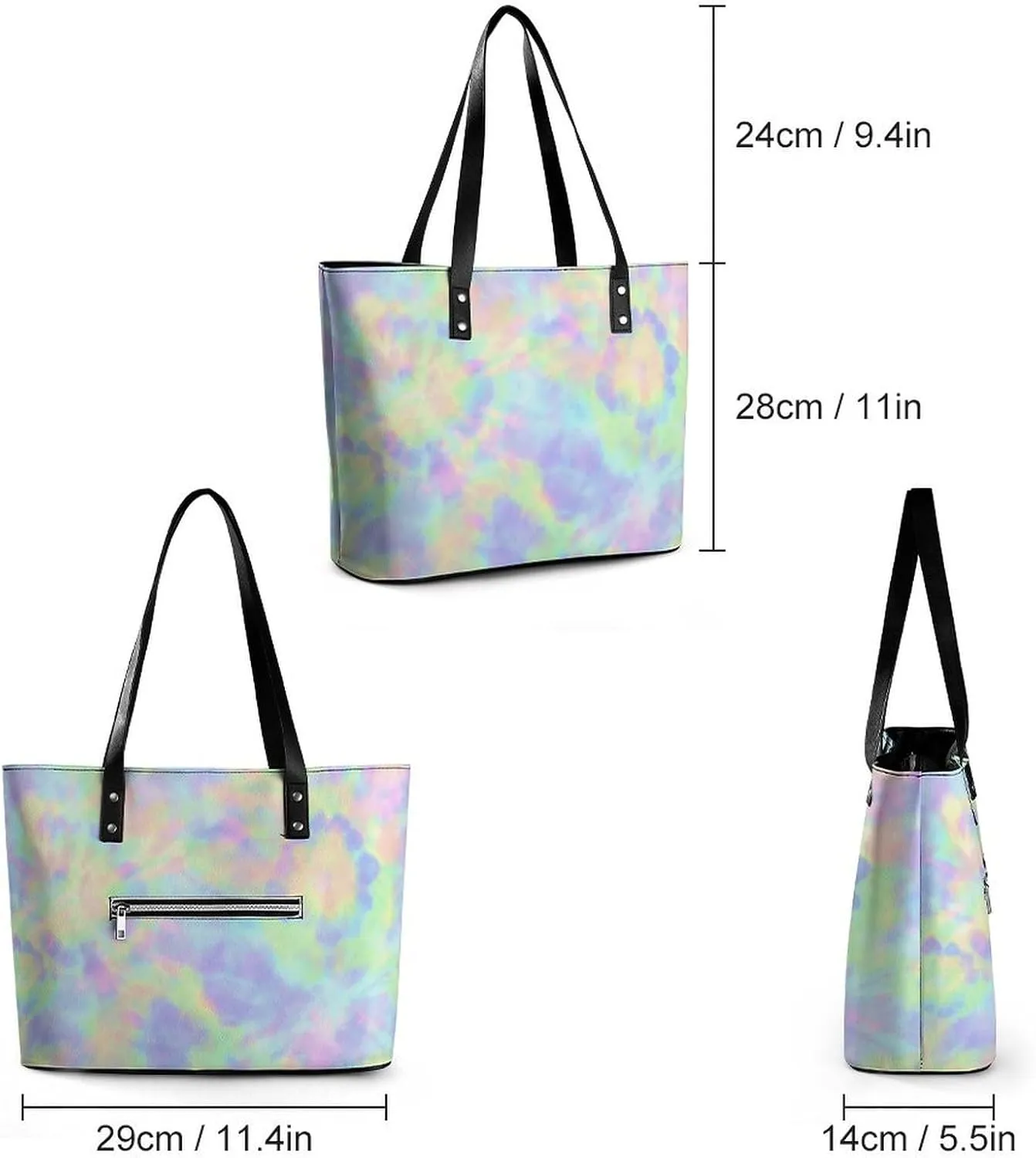 Women's Soft Leather Handbag Tote Purses Shoulder Bucket Bag