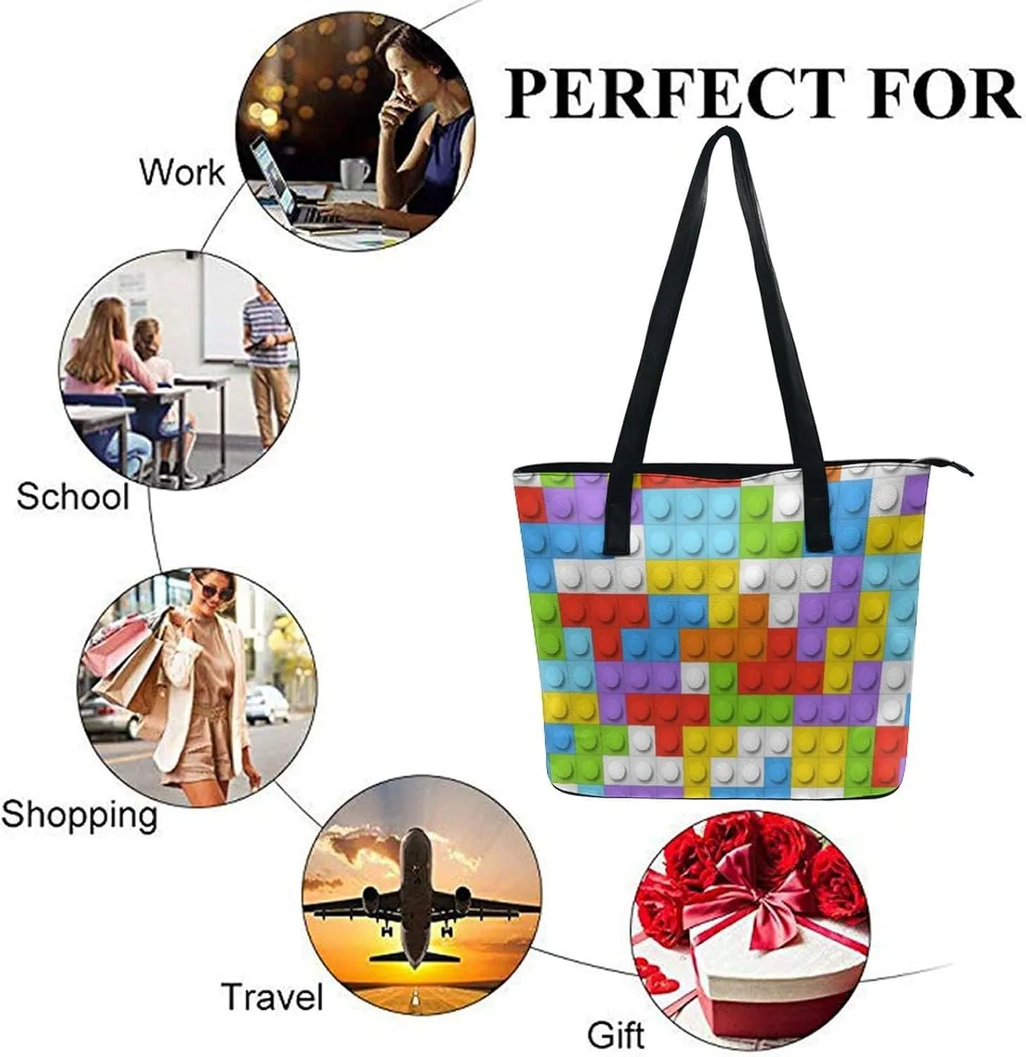 Women's Soft Leather Handbag Tote Purses Shoulder Bucket Bag