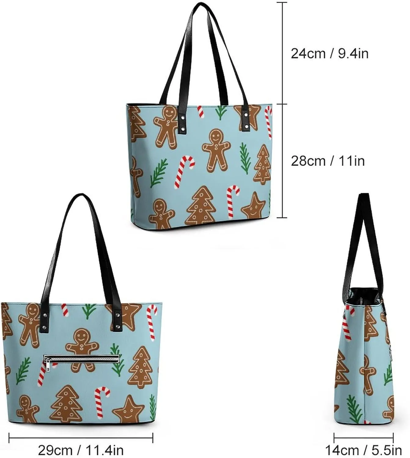 Women's Soft Leather Handbag Tote Purses Shoulder Bucket Bag