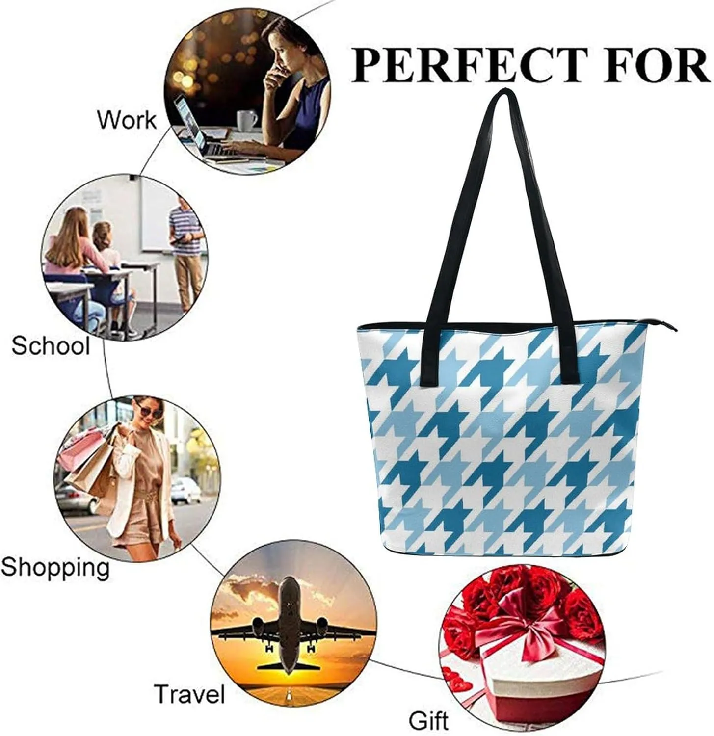 Women's Soft Leather Handbag Tote Purses Shoulder Bucket Bag