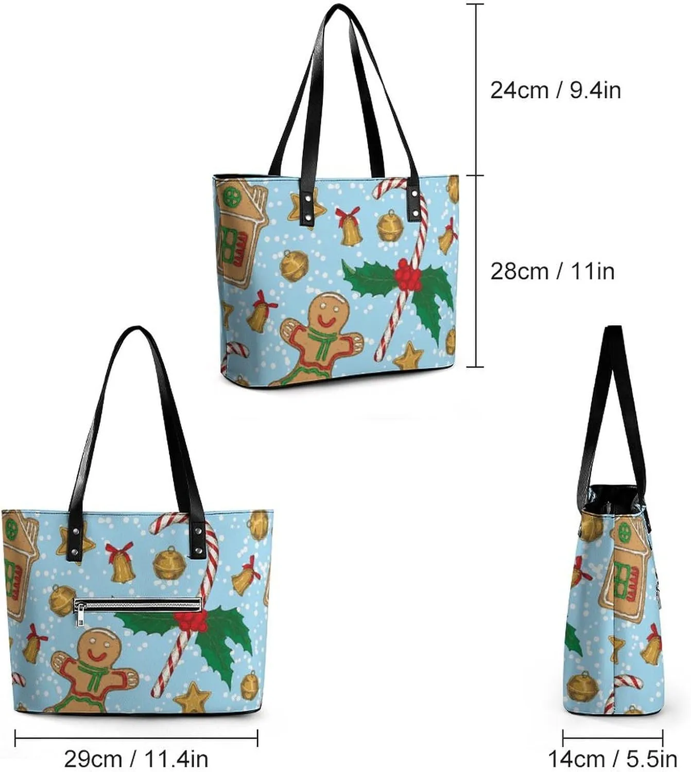Women's Soft Leather Handbag Tote Purses Shoulder Bucket Bag