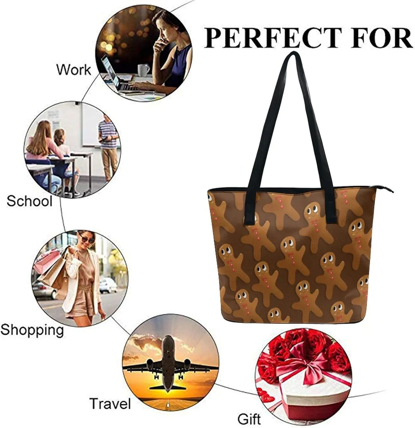 Women's Soft Leather Handbag Tote Purses Shoulder Bucket Bag