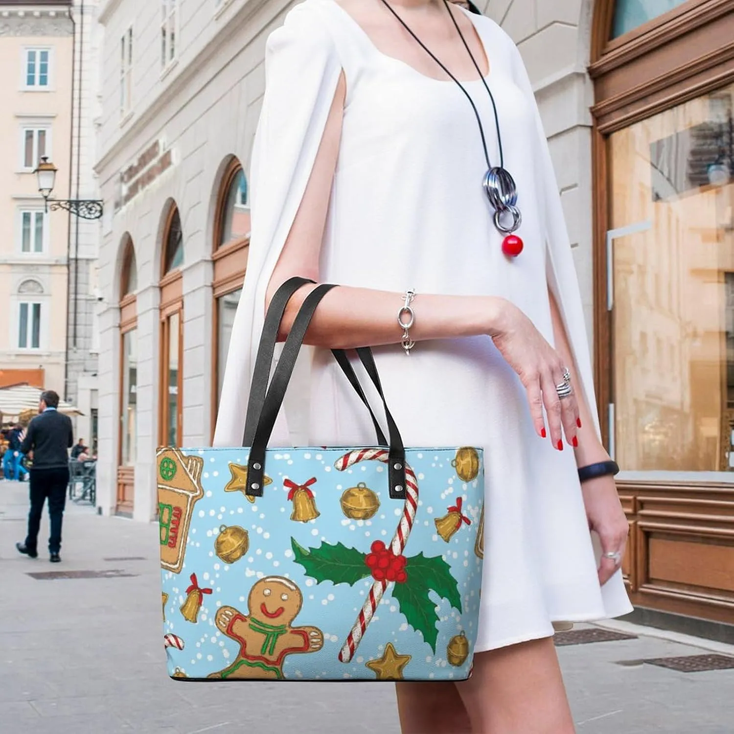 Women's Soft Leather Handbag Tote Purses Shoulder Bucket Bag