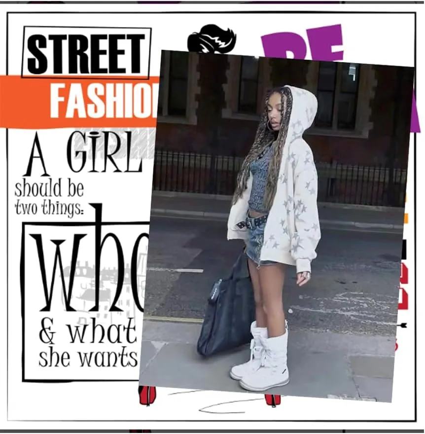 yamerbo Vintage Y2K Clothes Emo Zip Up Hoodie Long Sleeve Oversized Hooded Sweatshirt Harajuku Aesthetic Streetwear Jacket