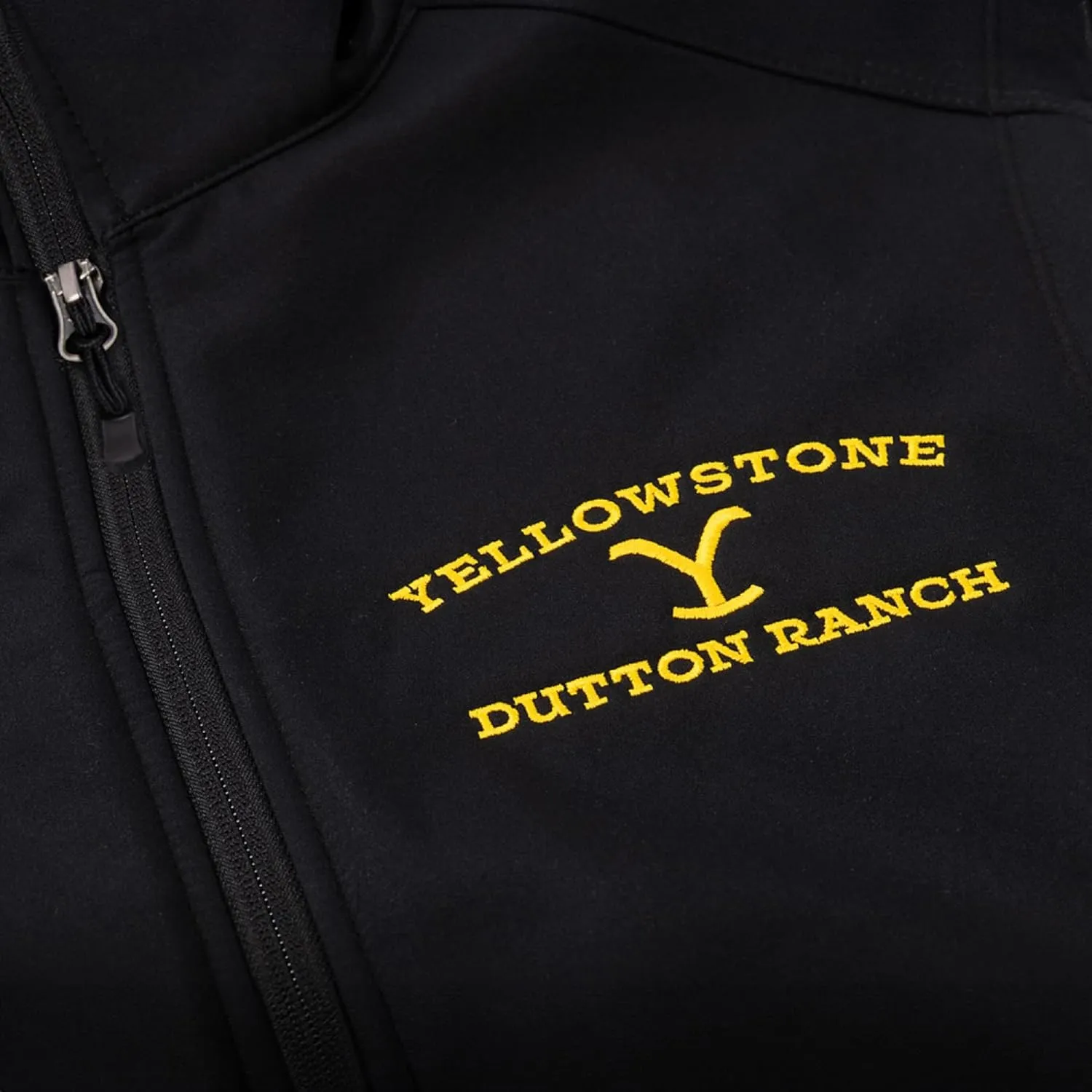 Yellowstone Dutton Ranch Logo Core Soft Shell Vest Officially Licensed