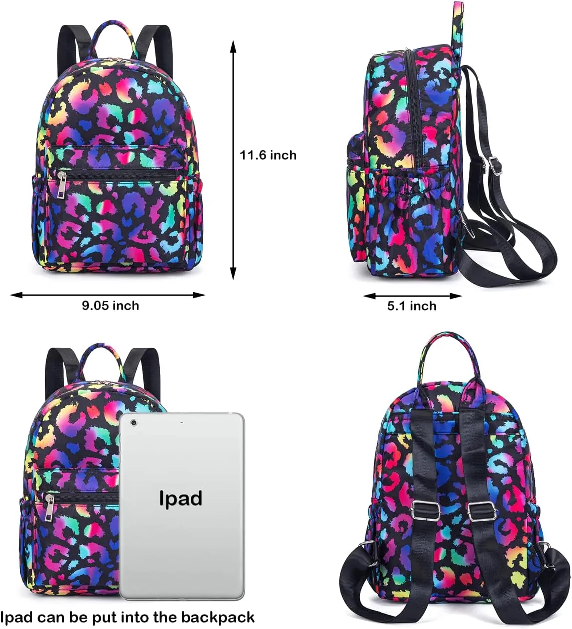 YiXiamo Mini Backpack Girls Water Resistant Small Backpack Purse Shoulder Bag for Womens Adult School Travel