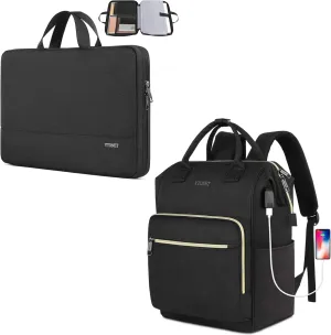 Ytonet Laptop Case 15.6 Inch, Water Resistant Laptop Bag Sleeve for Men Women Slim Laptop Cover
