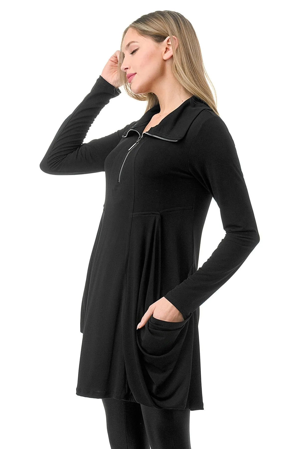 Zipper front Tunic